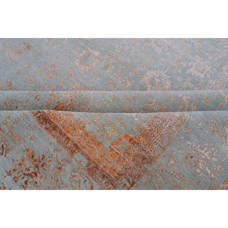Hand Knotted Oriental Area Rug, Rectangle 10' x 14'