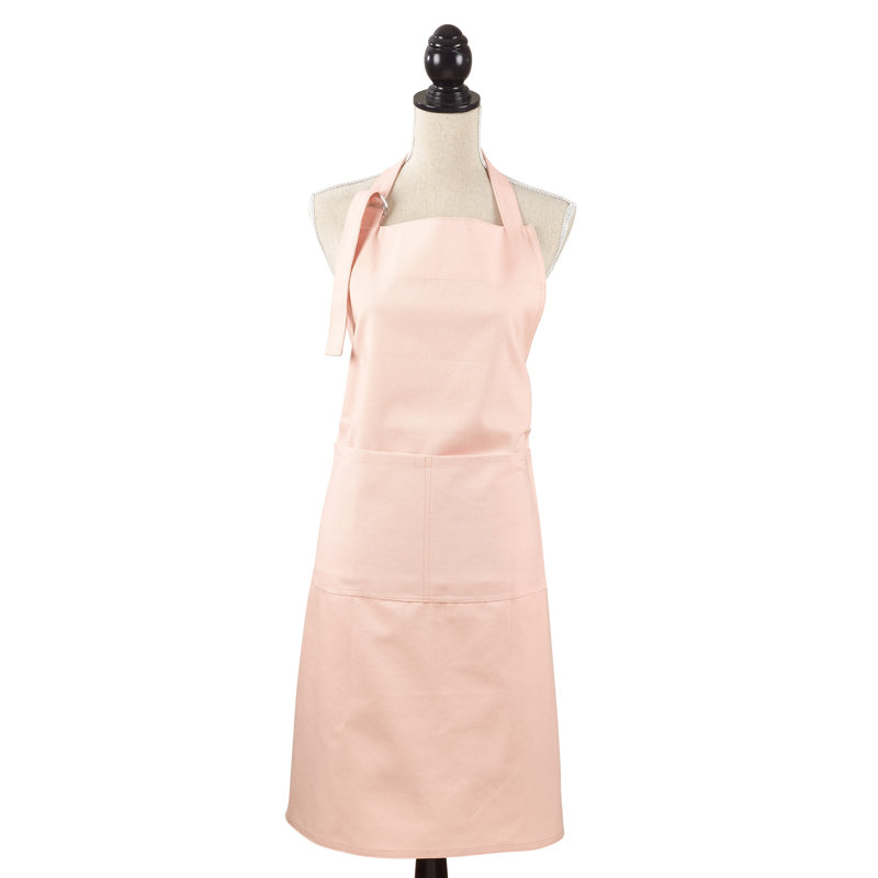 Tablier Denim Classic Cuisine, Rose