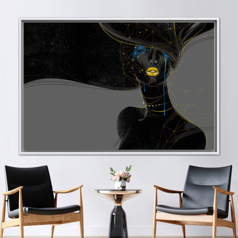 Print on Canvas, 40 cm H x 60 cm W, Framed Print without Mat, White