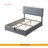 Upholstered Platform Bed With A Hydraulic Storage System-572496863