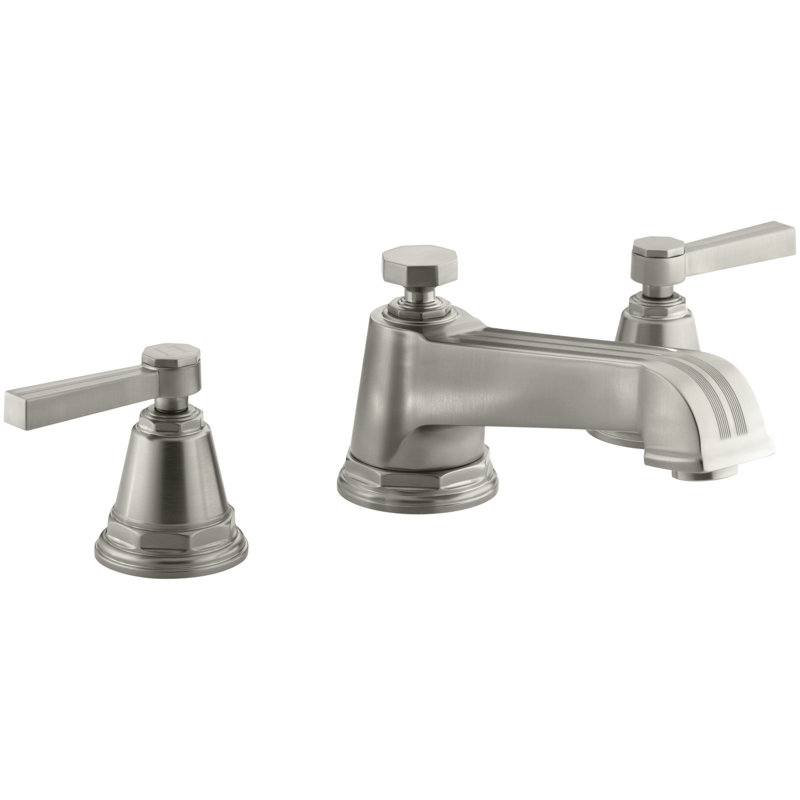 Pinstripe® Widespread Bathroom Faucet, Vibrant Brushed Nickel