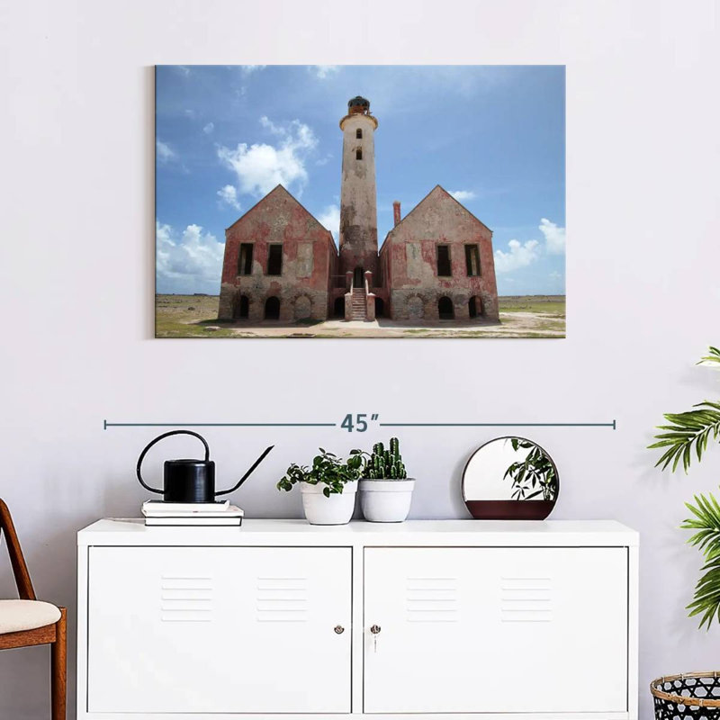 Little Curacao Lighthouse, 24" H x 36" W