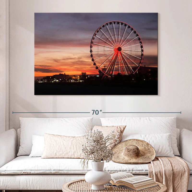 Grande roue de Kerner à Myrtle Beach, H 26 po x l 39 po