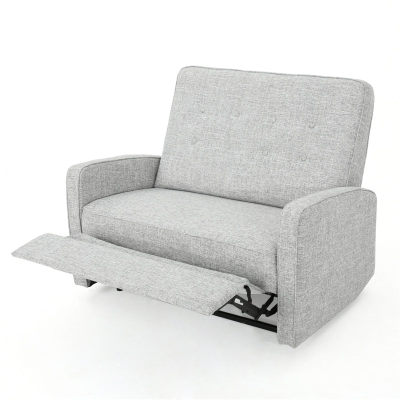 Fauteuil inclinable manuel 47 po de largeur, Gris clair