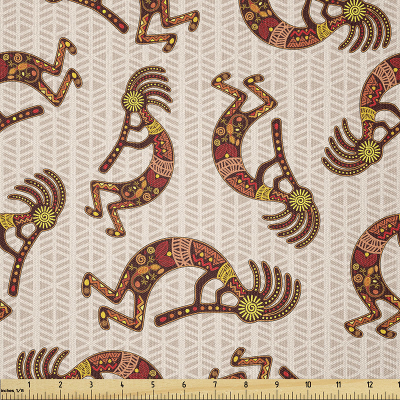 Corvon Warm Colored Fertility Playing Shepherds Multi-Purpose Fabric