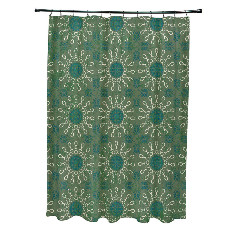 Rideau de douche Harrel, Vert