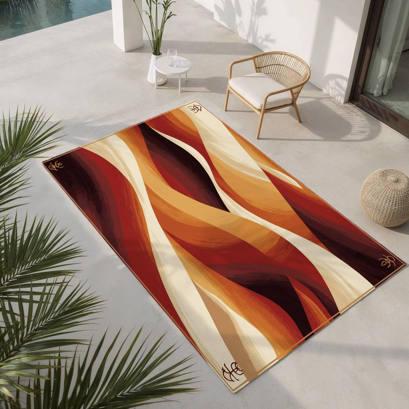 Tapis intérieur et extérieur Windswept, Rectangle 1 pi 6 po x 2 pi 6 po