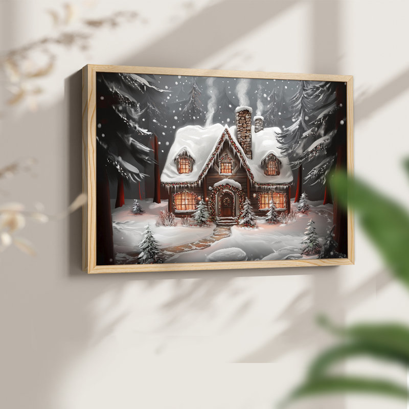 Art de Noël - CMxxxi - reproduction encadrée, H 11 po x l 14 po, Naturel