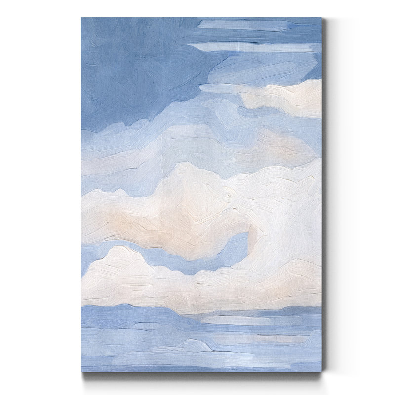 « the clouds i », reproduction d’art sur toile, H 12 po x l 8 po x P 1 po