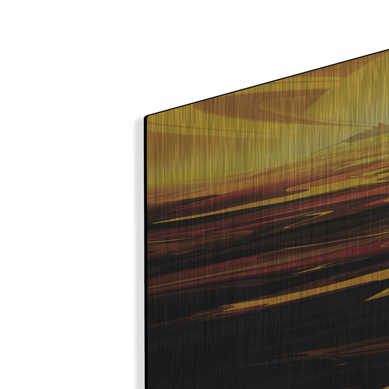 Luxe Métal Art «Visions Of The Futur Titan», «Meta» Visions Of The Futur Titan, par la NASA, H 36 po x l 24 po