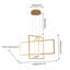 Vollmer 3-Light Dimmable LED Square/Rectangle Chandelier-552671485