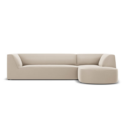 Adoraim 4 Seater Velvet Sofa & Chaise
