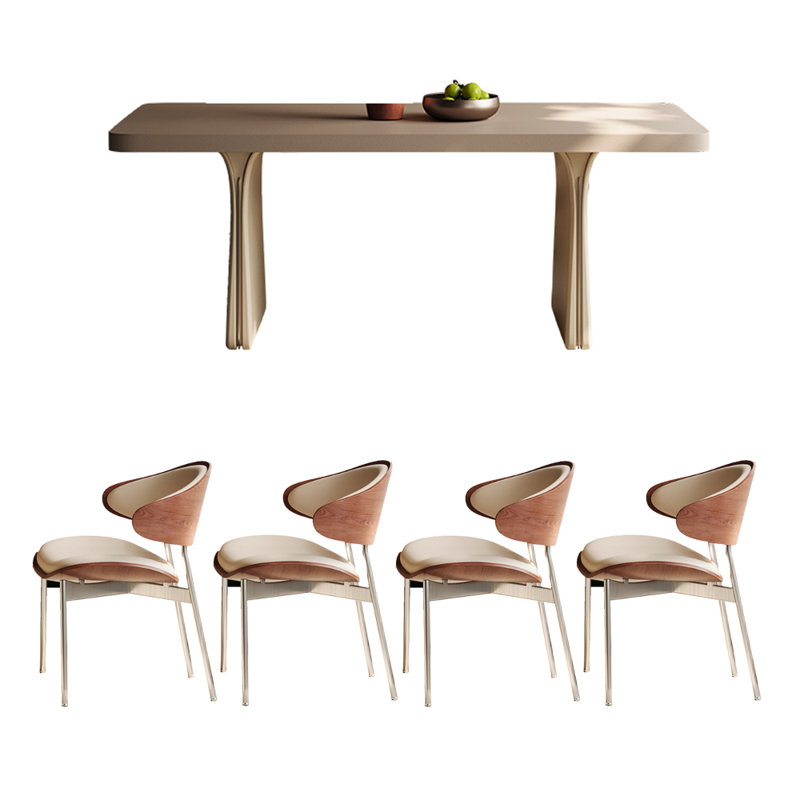Ensemble de table de salle à manger Modern, H 29,52 po x L 70,86 po x l 31,49 po