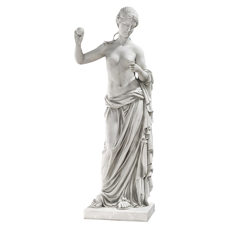 Roman statue of Venus. The statue depicts the goddess Venus in the