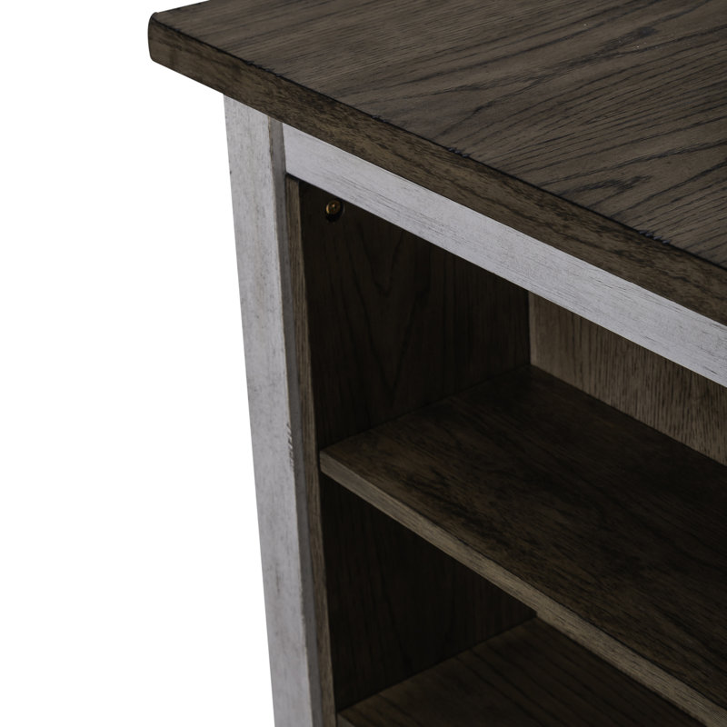 Latour Counter Height Dining Set w/ Upholstered Seats, Two Tone, 3 Piece