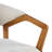 Marvelle Modern Contemporary Chenille Upholstered Armchair with Bent Wood Frame-1518284245