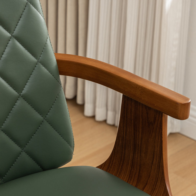 Tabourets pivotants (ensemble de 4), Tabouret de comptoir (siège d'une hauteur de 26,3, Vert