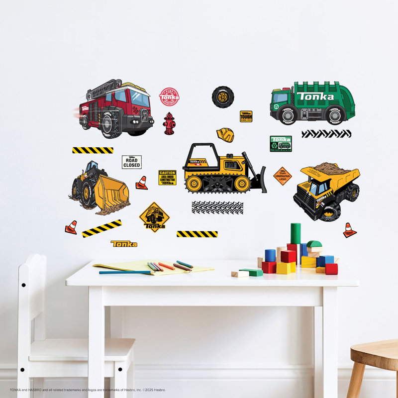 Tonka Trucks Wall Decals