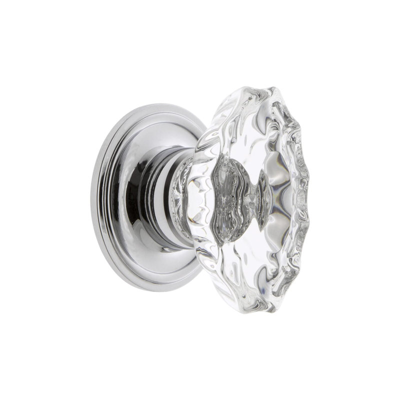 Biarritz Cabinet Knob, Bright Chrome