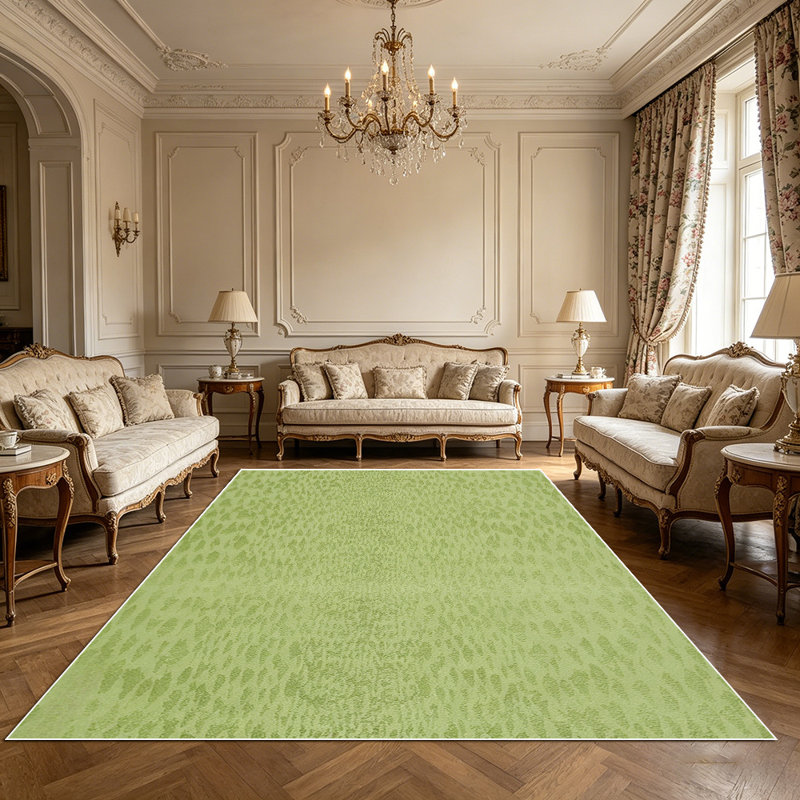 1PC sage green subtle textured woven area rugs for Living Room, Soft and Comfortable, easy-to-maintain, machine washable Indoor floor mat, Under Table Farmhouse suitable for dining table, bedroom, kitchen, entryway, home office, backyard.