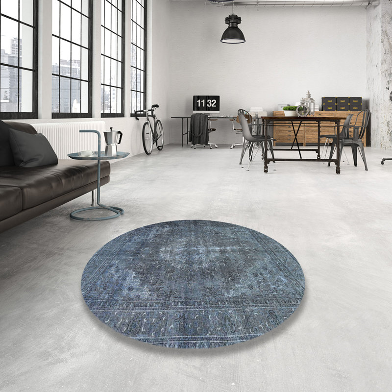 Shilvodan Oriental Indoor Rug, Round 3'