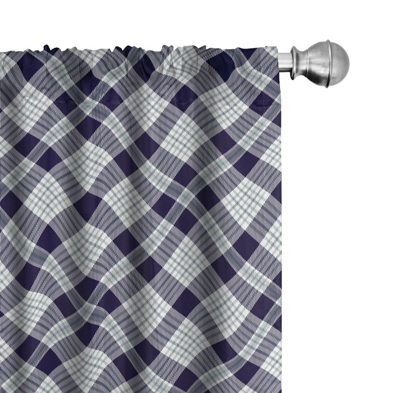 Rideaux 4 panneaux East Urban Home, L 56 po x L 63 po