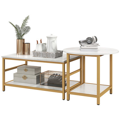 Coffee Tables Set Of 2 by Mercer41