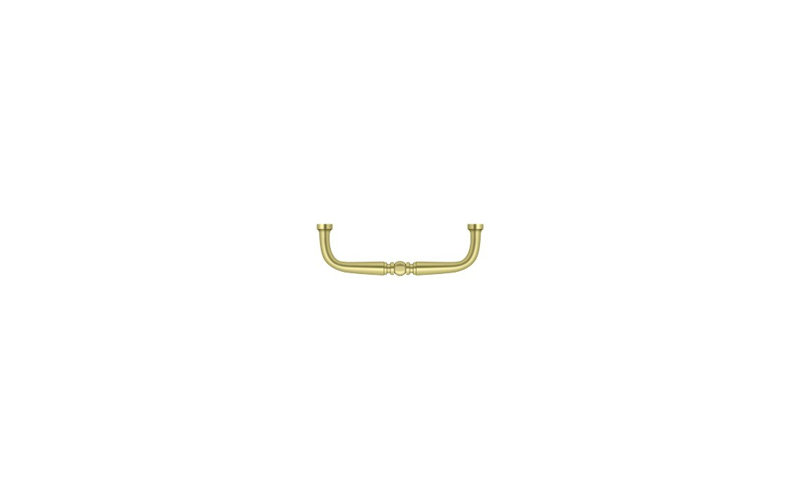 1 Center to Center Bar Pull, Polished Brass