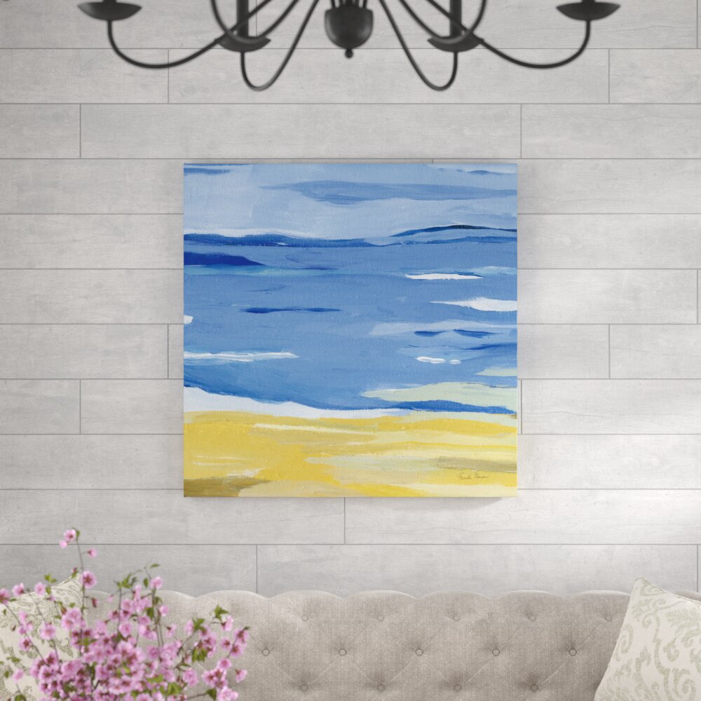 Leinwandbild Coastal Abstract von Farida Zaman