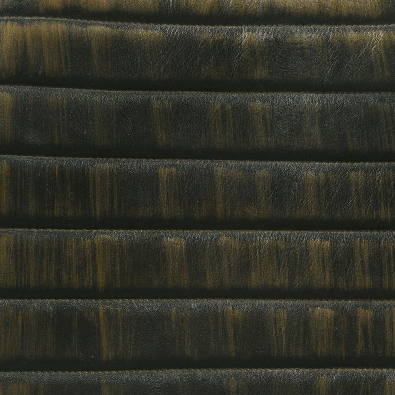 Ensemble de 2 chaises de salle à manger rembourrées en cuir, espresso et noir