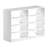 8-Drawer Dresser with Large Fabric Drawers, White