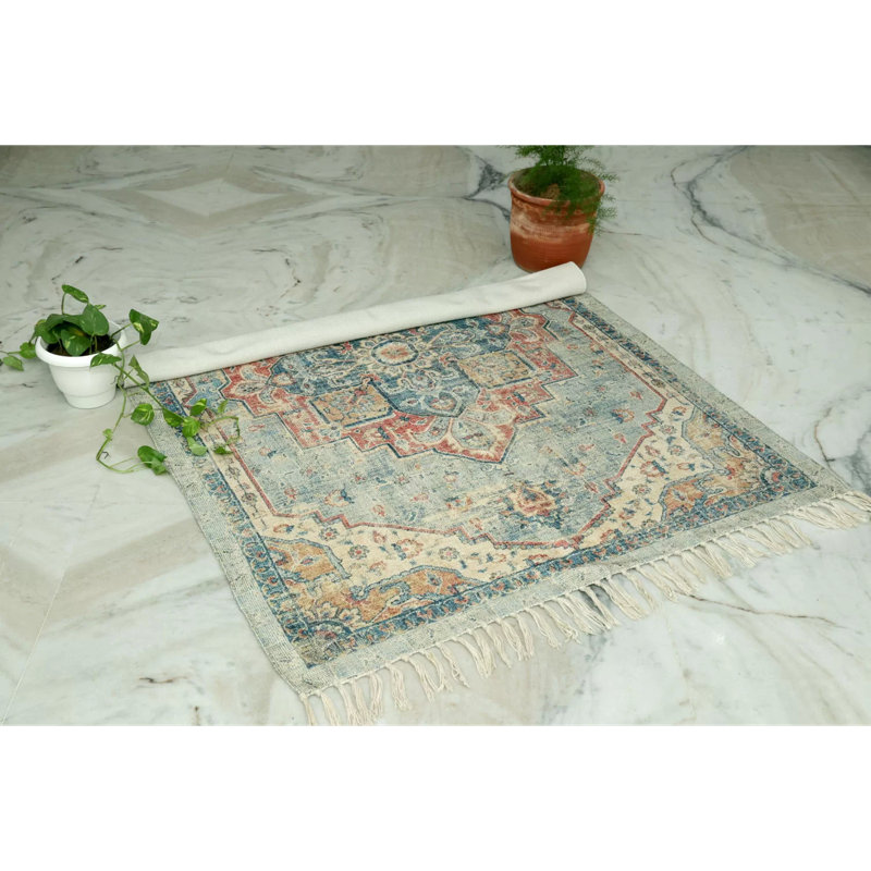 Rectangle 47 cm x 71 cm Geometric Area Rug