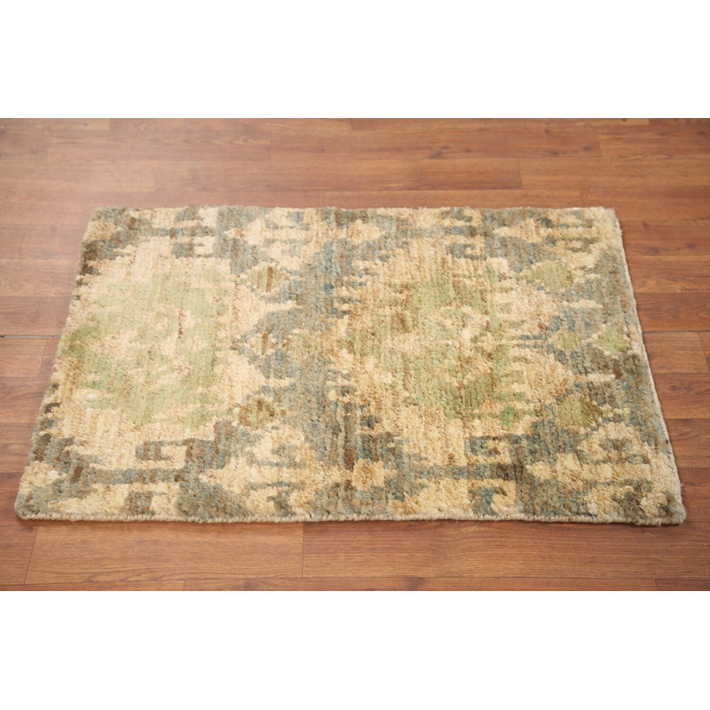 Tapis marocain abstrait pour vestibule 2x3
