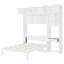Lit escamotable double pleine grandeur avec bureau, armoire supérieure et tablettes de rangement, lit pliable peu encombrant-1450553383-1450553368