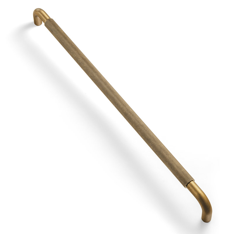 Poignée barre antidérapante en filet, 12 3/5", Laiton antique