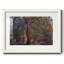 «Weeping willow» par Monet - reproduction encadrée rustique avec tableau mat-157020817-157020823
