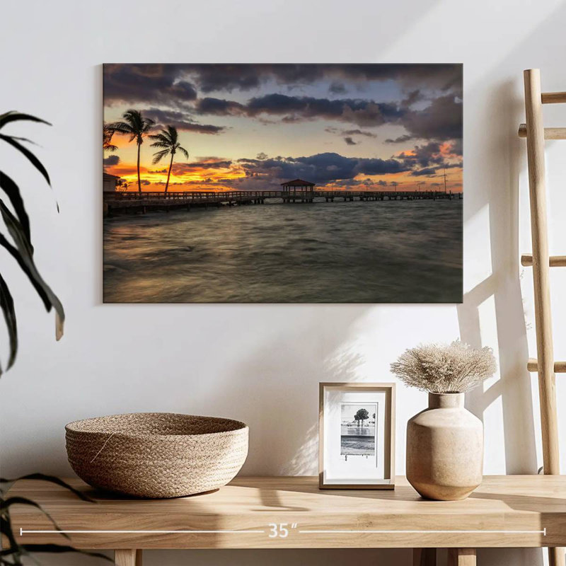 Gillard Key West Twilight Gillard, 16" H x 24" W