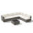 Algarin Wicker 6 - Person Modular Patio Conversation Set with Cushions-224499910