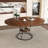 43 inch Round Extendable Dining Table Kitchen Table-1488964986