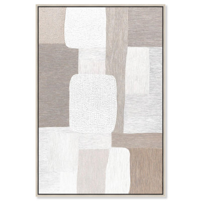 Stucco Squares II Canvas by Art Remedy