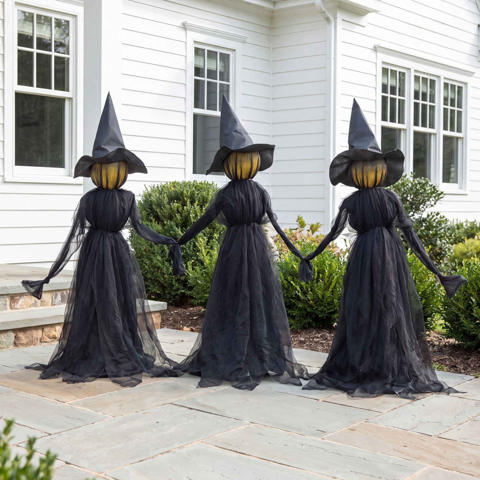 LED Lighted Witch Garden Stake, 18" x 18"