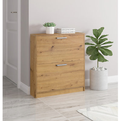 Flip Down Shoe Storage
