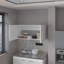 Armoire de cuisine avec 2 portes FM Furniture Nakya, blanc