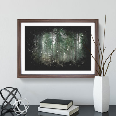Conifer Tree Forest Vol.2 - Picture Frame Painting