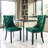 Tufted Solid Wood Velvet Upholstered Dining Chair-883621103