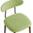 4-Piece Cotton-Linen Set With Curved-Back Wooden Dining Chairs-120424365