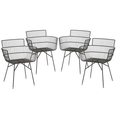 45cm H Cross Back Armchair