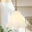 Lanny 1- Light Milky Glass Pendant Light
