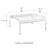 Winchester Outdoor Patio Coffee Table-222542304