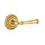 Merrimack Round Privacy (Bed & Bath) Door Lever with Round Rosette-313616961-313616964